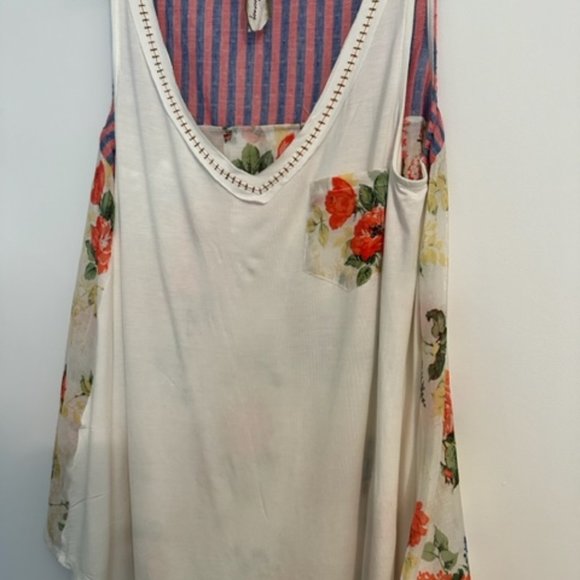 Women Top - V Neck No sleeves - Picture 1 of 4